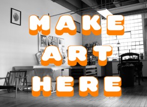 Make art here 