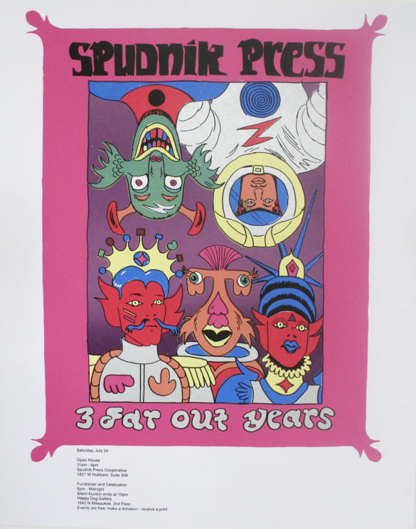 Anya Davidson, Spudnik Press 3 Year Anniversary Poster
