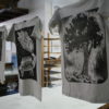 Custom Woodblock T-Shirt, Tree - Image 2
