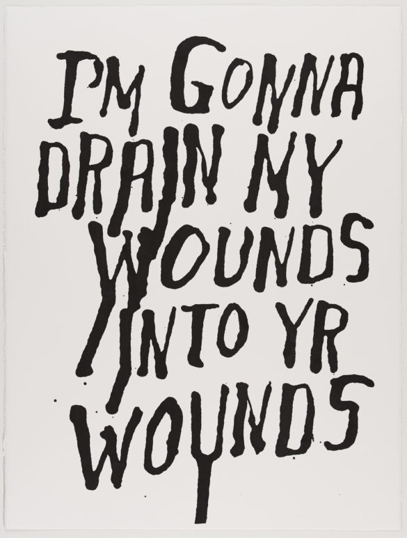 I'm Gonna Drain My Wounds Into Yr Wounds | Steve  (black)
