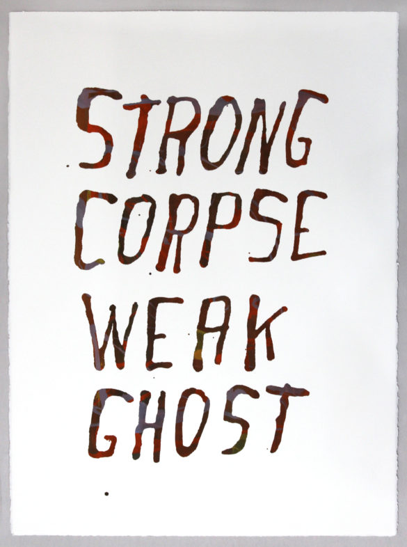 Strong Corpse Weak Ghost |Steve Reinke (color)