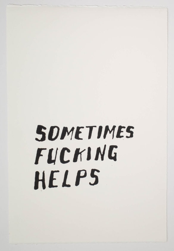 Sometimes Fucking Helps | Steve Reinke