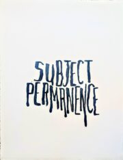 Subject Permanence | Steve Reinke
