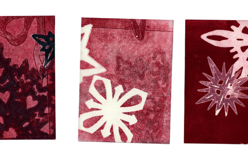 Snow Flake Cards (5 pack)