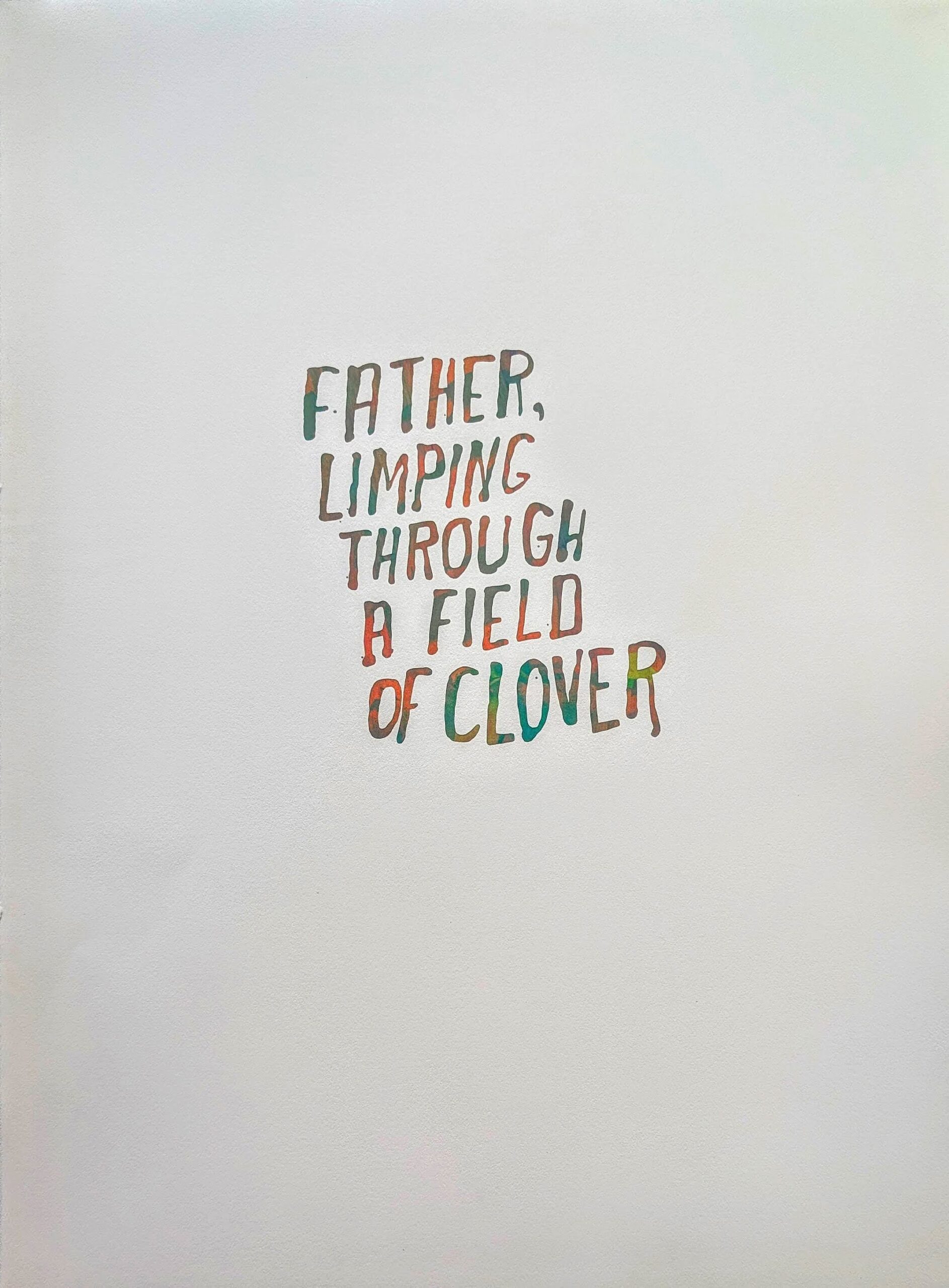 Steve Reinke | Father Limping (color)